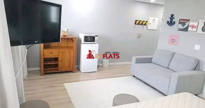 Flat com 1 quarto para alugar na Avenida Rouxinol, 55, Moema, São Paulo