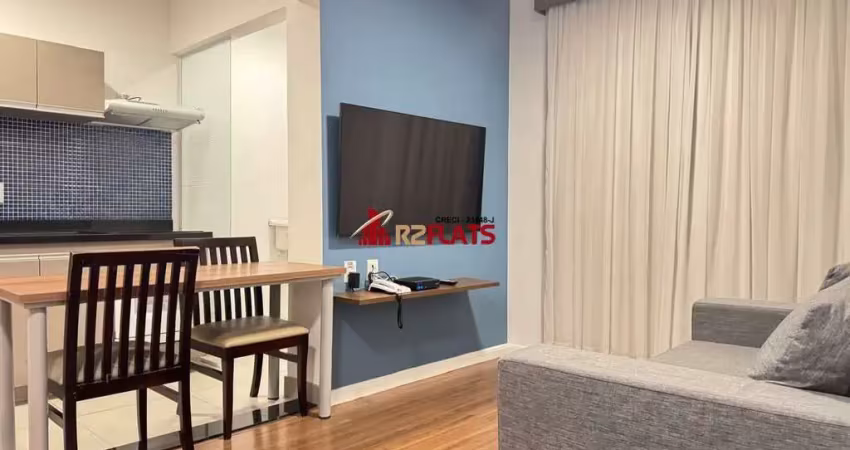 Flat com 1 quarto para alugar na Rua Sansão Alves dos Santos, 373, Brooklin, São Paulo