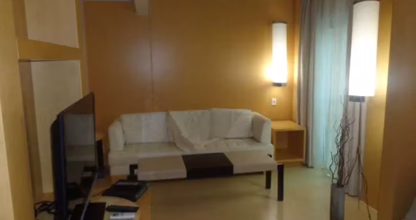 Flat com 1 quarto para alugar na Avenida Ibijaú, 355, Moema, São Paulo