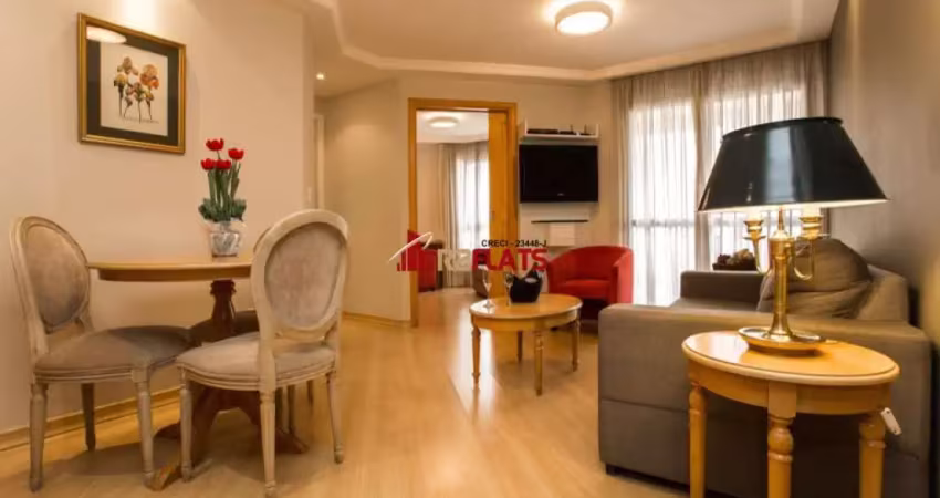 Flat com 2 quartos para alugar na Avenida Miruna, 320, Moema, São Paulo