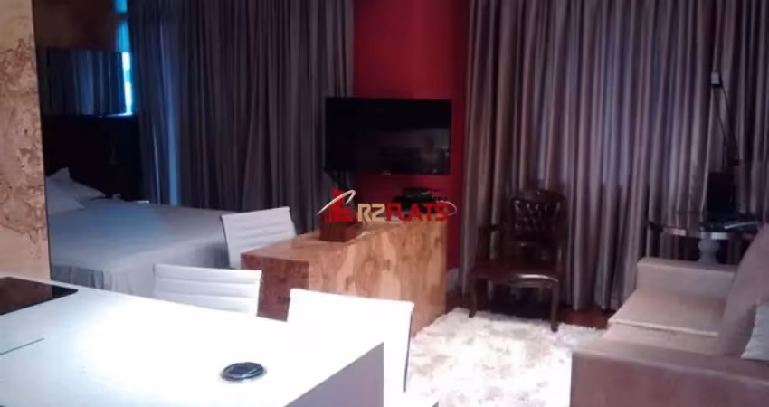 Flat com 1 quarto para alugar na Rua Joaquim Floriano, 466, Itaim Bibi, São Paulo