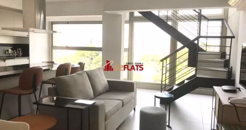 Flat com 1 quarto para alugar na Rua Oliveira Dias, 444, Jardins, São Paulo