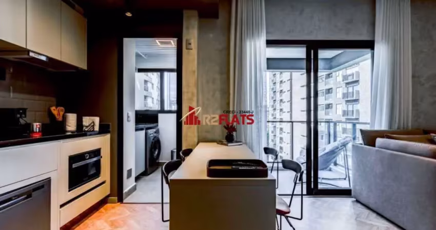 Flat com 1 quarto para alugar na Rua Doutor Mário Ferraz, 415, Itaim Bibi, São Paulo