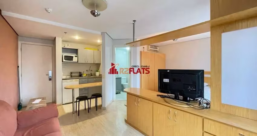 Flat com 1 quarto para alugar na Avenida Jamaris, 101, Moema, São Paulo