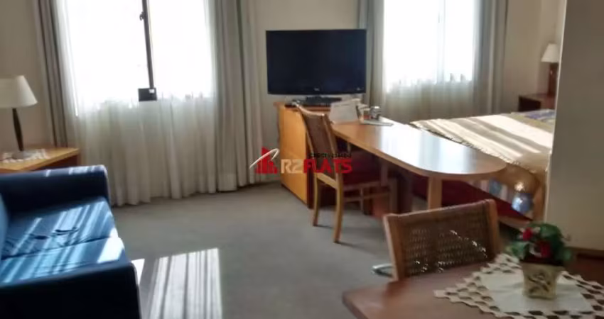 Flat com 1 quarto para alugar na Avenida Jamaris, 101, Moema, São Paulo