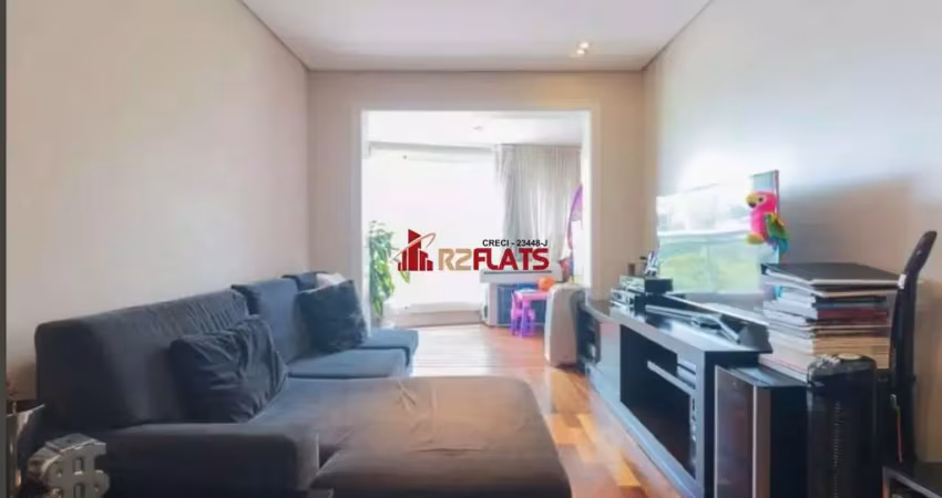 Flat com 2 quartos para alugar na Rua Sansão Alves dos Santos, 343, Brooklin, São Paulo