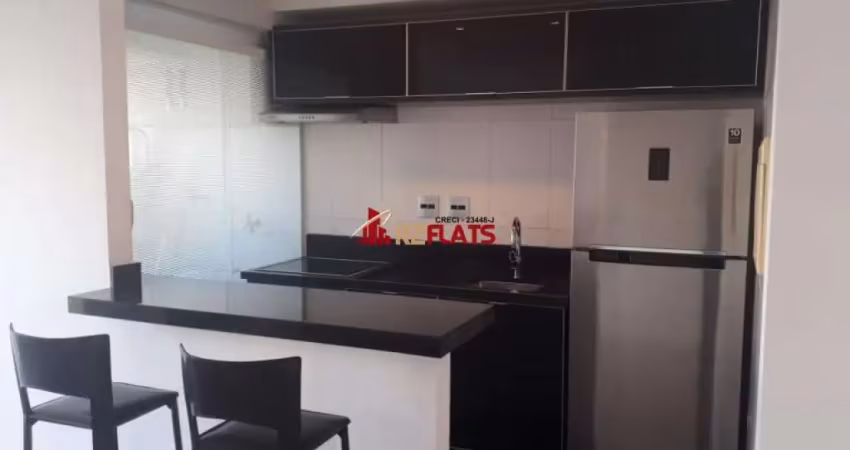 Flat com 1 quarto para alugar na Rua Juquis, 391, Moema, São Paulo