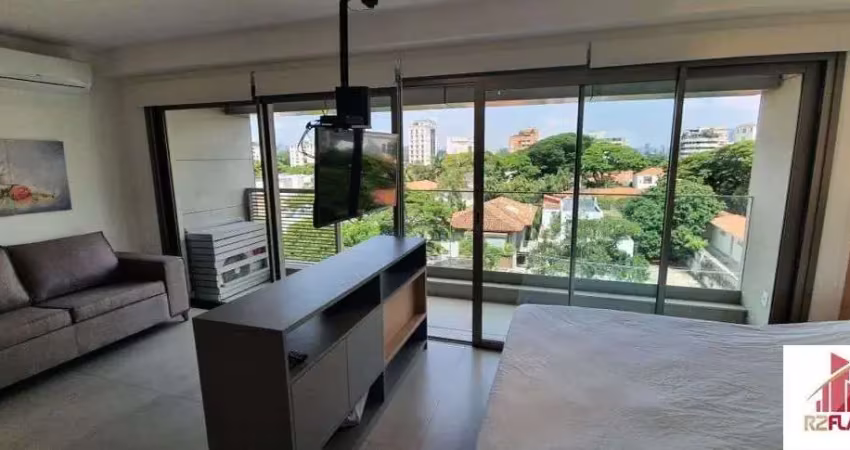 Flat com 1 quarto para alugar na Rua Oliveira Dias, 444, Jardins, São Paulo