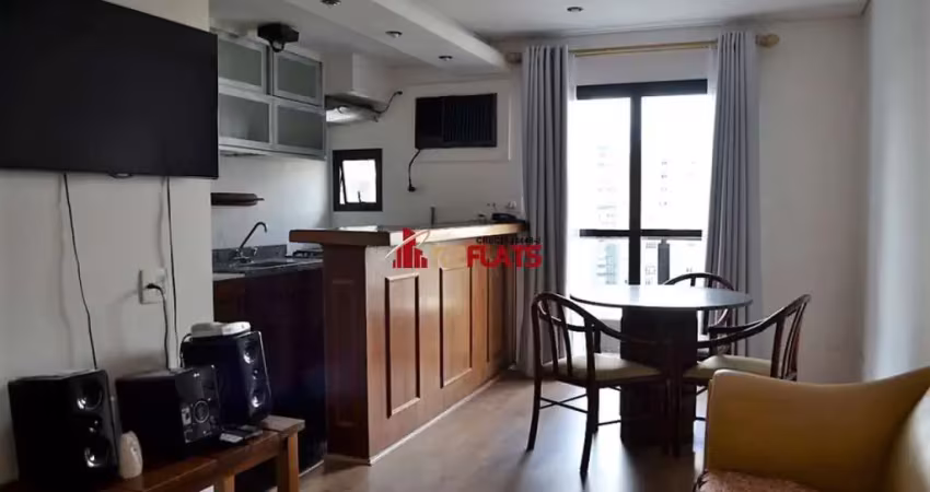 Flat com 1 quarto à venda na Avenida Moema, 177, Moema, São Paulo