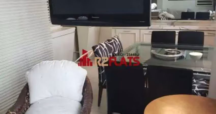Flat com 2 quartos à venda na Avenida Ibijaú, 355, Moema, São Paulo