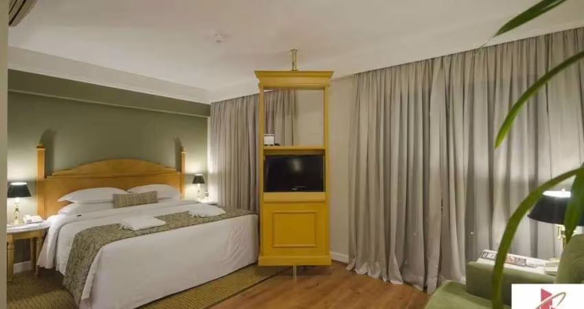 Flat com 1 quarto à venda na Avenida Jandira, 501, Moema, São Paulo