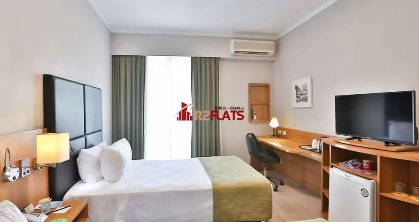 Flat com 1 quarto à venda na Avenida Sabiá, 825, Moema, São Paulo