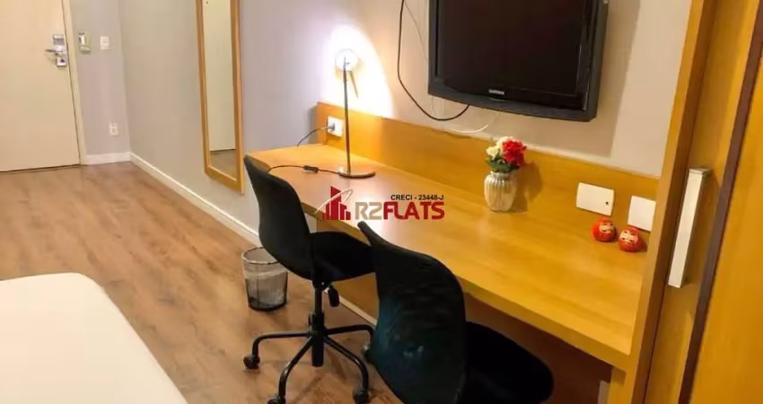 Flat com 1 quarto à venda na Avenida Sabiá, 825, Moema, São Paulo