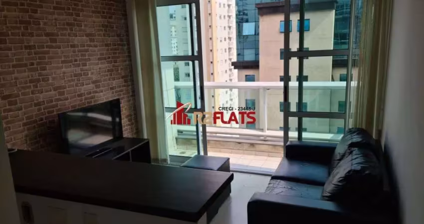 Flat com 1 quarto à venda na Avenida Rouxinol, 77, Moema, São Paulo