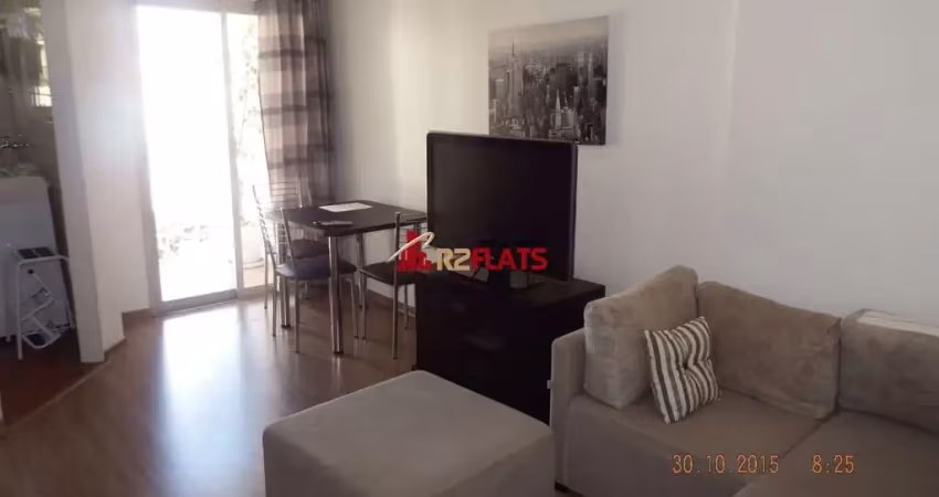 Flat com 1 quarto para alugar na Avenida Divino Salvador, 289, Moema, São Paulo