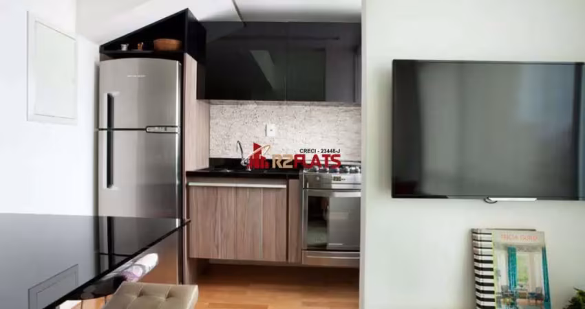 Flat com 1 quarto à venda na Avenida Ibijaú, 355, Moema, São Paulo