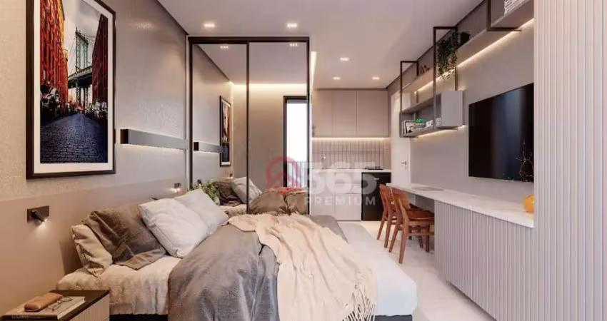 Studio à venda por r$ 320.000,00 - alto da glória - curitiba/pr
