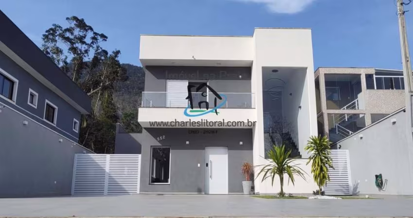 Sobrado em Condomínio para Venda em Caraguatatuba, Praia da Mococa, 3 dormitórios, 3 suítes, 5 banheiros, 8 vagas