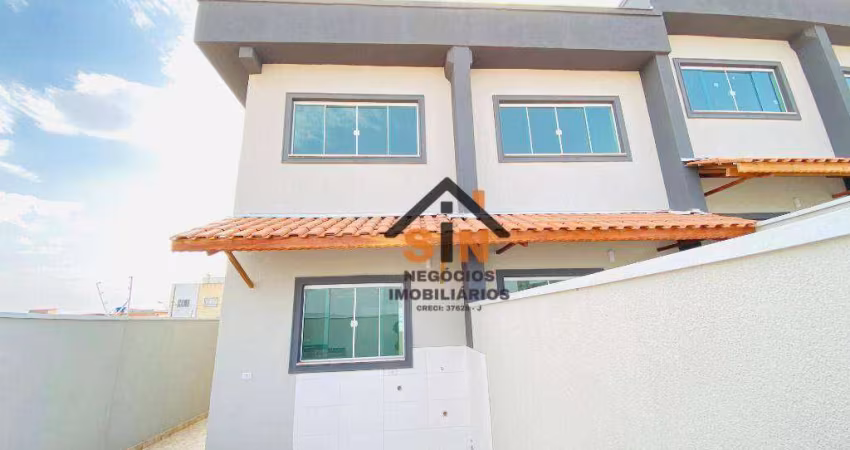 Sobrado com 2 dormitórios à venda, 73 m² por R$ 420.000,00 - Parque Residencial Scaffid II - Itaquaquecetuba/SP