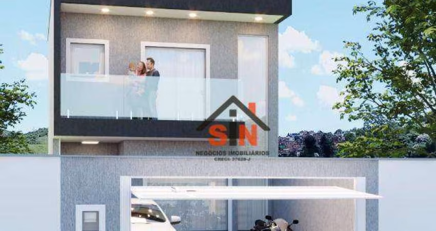 Sobrado com 3 dormitórios à venda, 111 m² por R$ 720.000,00 - Parque Flamengo - Guarulhos/SP
