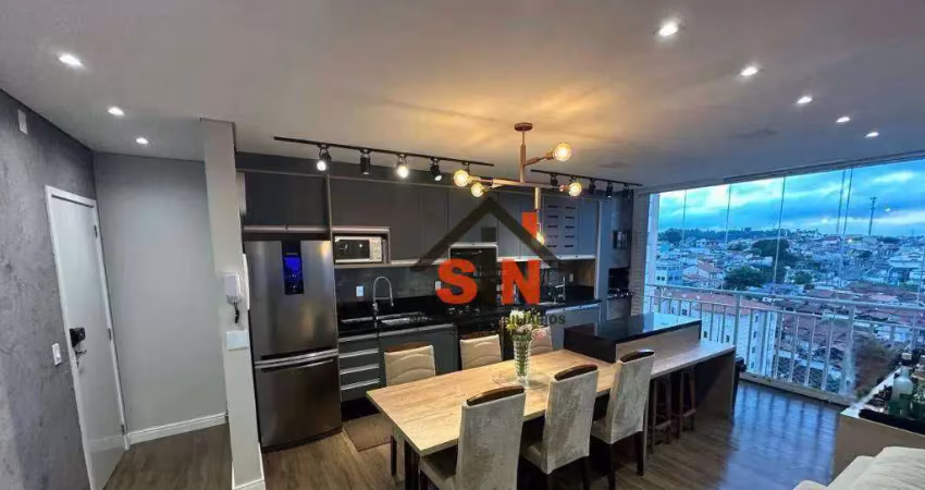 Apartamento com 2 dormitórios à venda, 67 m² por R$ 650.000,00 - Mogi Moderno - Mogi das Cruzes/SP