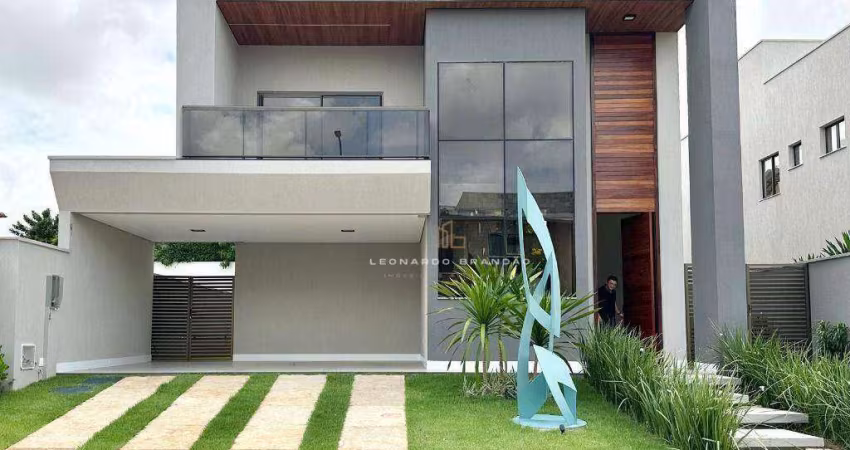 Duplex novo com 4 suítes e lazer completa no Condomínio Jardins Ibiza.