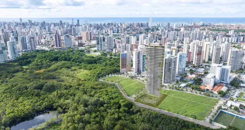 Lançamento de apartamentos com 4 suítes no cocó (vista direta para o parque).