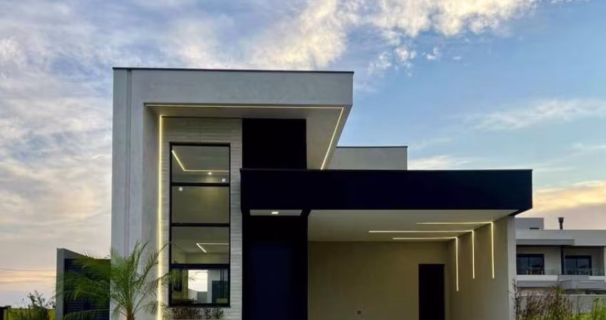Exclusiva Casa Térrea de Alto Padrão com 3 Suítes, Piscina e Área Gourmet - Cond. Terras Alpha