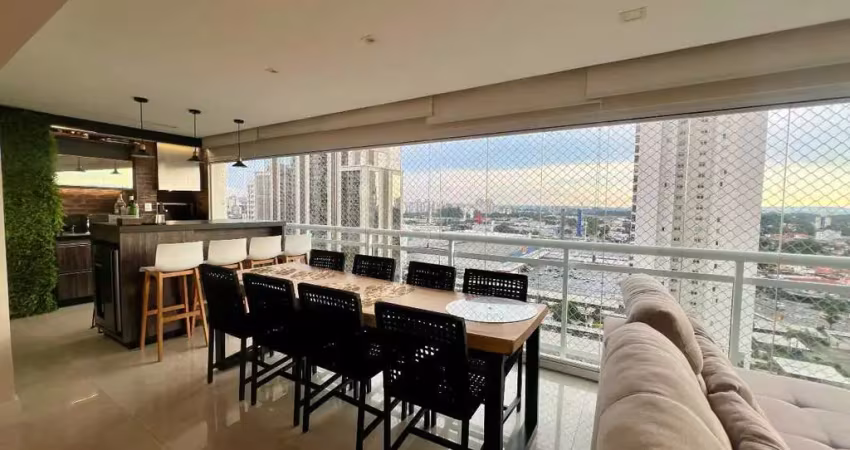Apartamento de alto padrão lindo e decorado – 152 m² | 3 suítes | 3 vagas | varanda gourmet