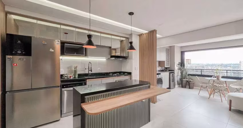 Apartamento decorado ao lado do vale sul shopping – 3 suítes, varanda gourmet e porteira fechada