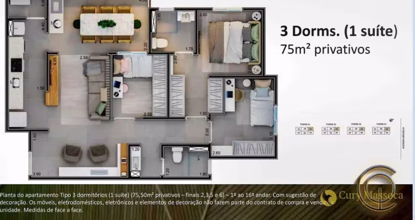 Apartamento com 2 dormitórios à venda, 75 m² por R$ 520.000,00 - Condomínio Icaraí Parque Clube - Salto/SP