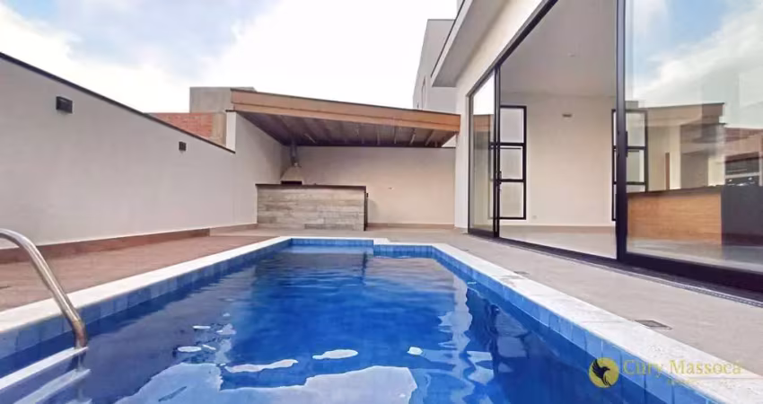 Moderno! Extraordinário sobrado com Piscina e 3 suítes, à venda por R$1.985.000 - Condomínio Central Parque - Salto/SP