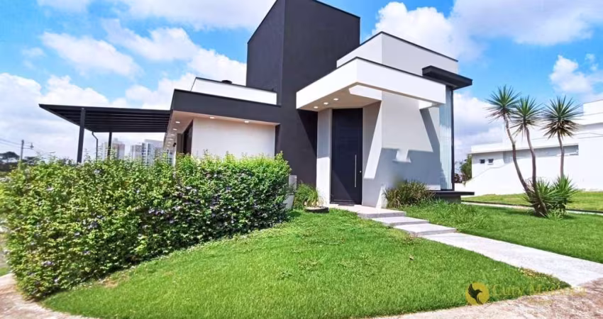 Porteira Fechada! Magnífica casa de esquina, com SPA e 3 suítes, totalmente MOBILIADA, à venda por R$1.497.000 - Condomínio Central Parque - Salto/SP