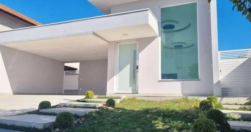 Casa moderna, com 3 suites, área gourmet e piscina, para locação ou venda no condomínio una em itu/sp