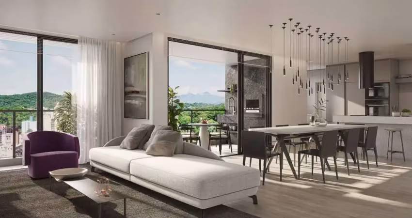Apartamento com 4 quartos à venda, américa - joinville