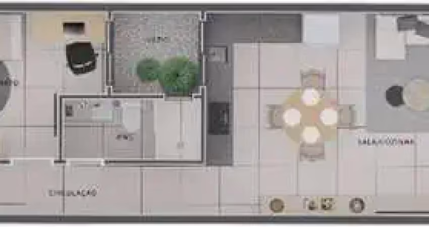 Oportunidade no vila nova! casa com 2 quartos e 2 vagas