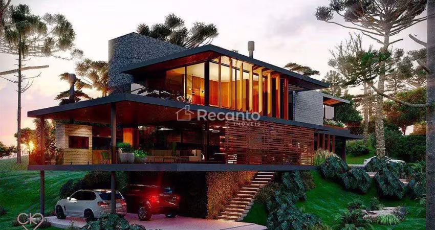 CASA DE 4 DORMITÓRIOS SUÍTES EM GRAMADO NO ASPEN, Aspen Mountain, Gramado - RS