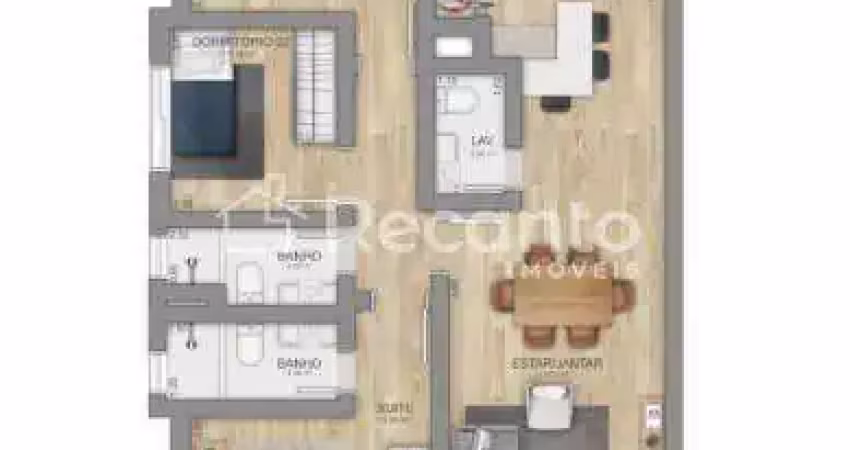 Apartamento com 3 quartos à venda na Rua João Pessoa, Centro, Canela