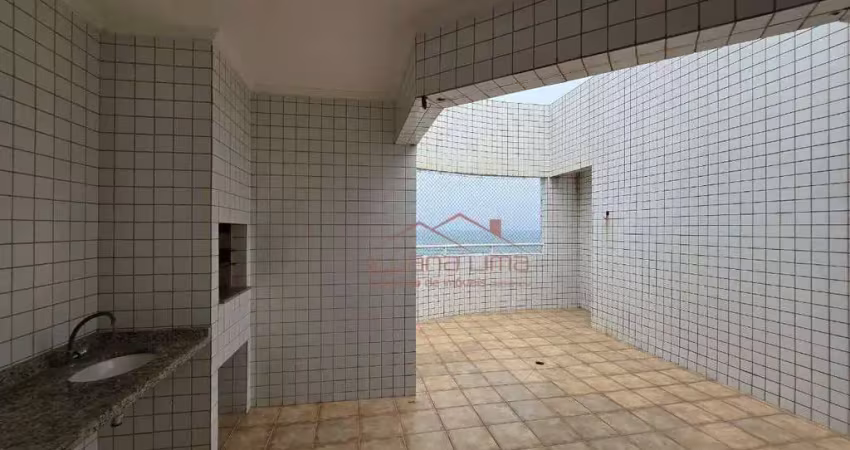 Cobertura com 2 dormitórios à venda, 132 m² por r$ 400.000,00 - vila atlântica - mongaguá/sp