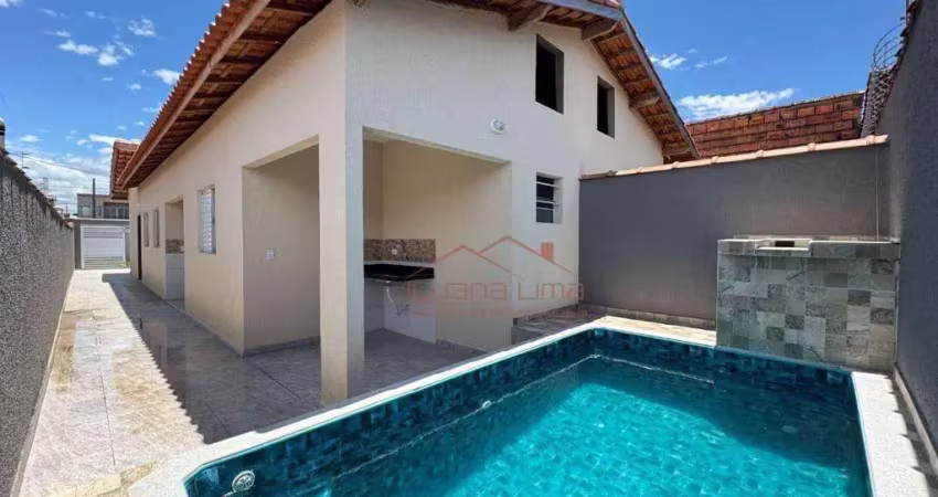 Casa com 2 dormitórios à venda por r$ 320.000,00 - estância balneária tupy - itanhaém/sp