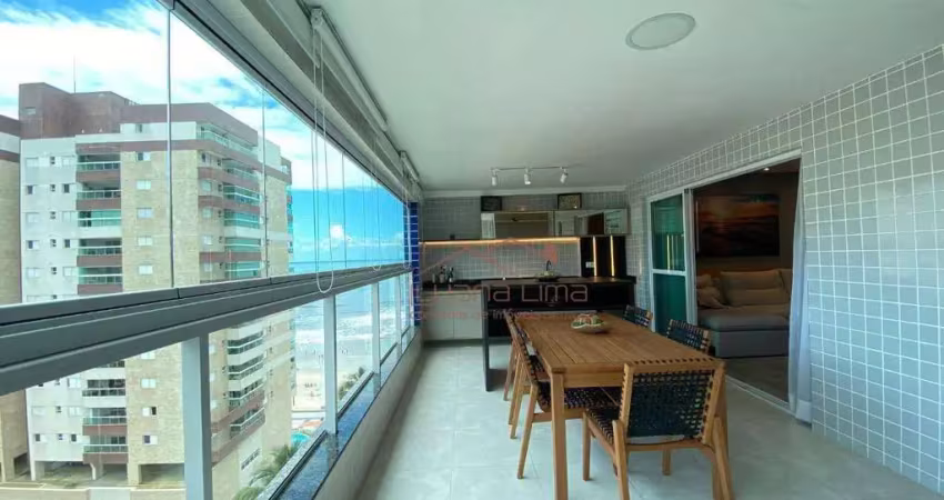 Apartamento com 4 dormitórios à venda, 160 m² por r$ 1.400.000,00 - centro - mongaguá/sp