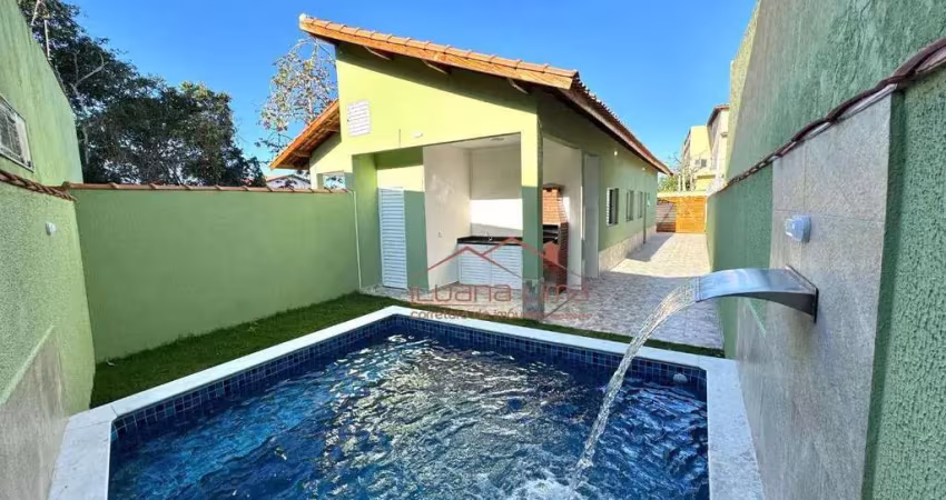 Casa com 2 dormitórios à venda, 75 m² por r$ 339.900,00 - jardim das palmeiras - itanhaém/sp