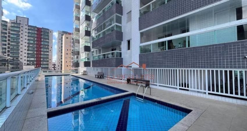 Apartamento com 3 dormitórios à venda, 112 m² por r$ 680.000,00 - vila assunção - praia grande/sp