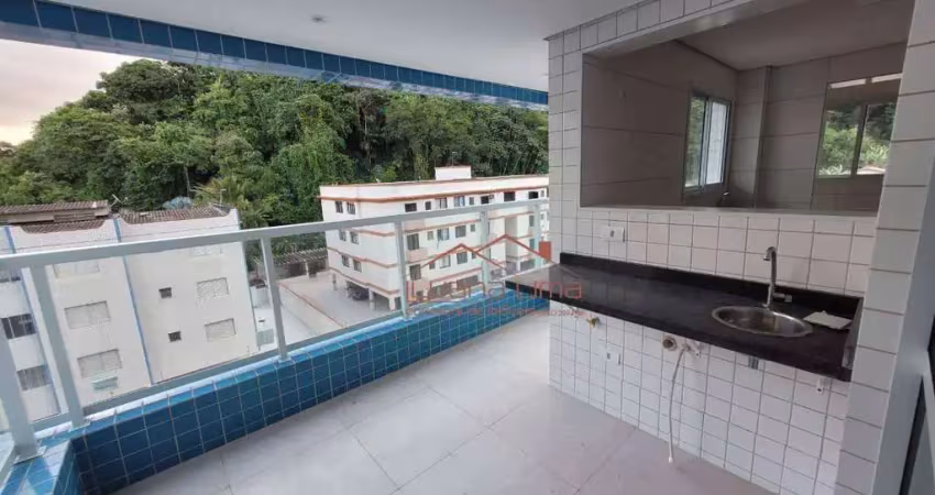 Apartamento com 1 dormitório à venda, 75 m² por r$ 290.000,00 - centro - mongaguá/sp