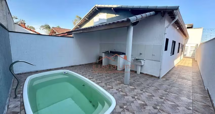 Casa com 2 dormitórios à venda, 75 m² por r$ 315.000,00 - jardim suarão - itanhaém/sp