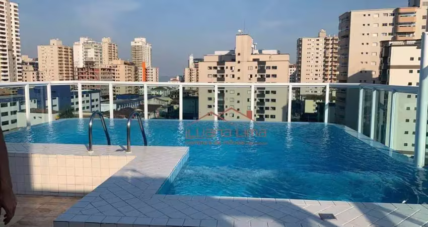 Apartamento com 1 dormitório à venda, 48 m² por r$ 320.000 - aviação - praia grande/sp