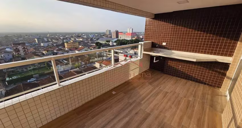 Apartamento com 2 dormitórios à venda por r$ 490.000,00 - tupi - praia grande/sp