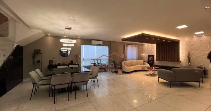 Cobertura com 3 dormitórios à venda, 257 m² por r$ 2.900.000 - canto do forte - praia grande/sp