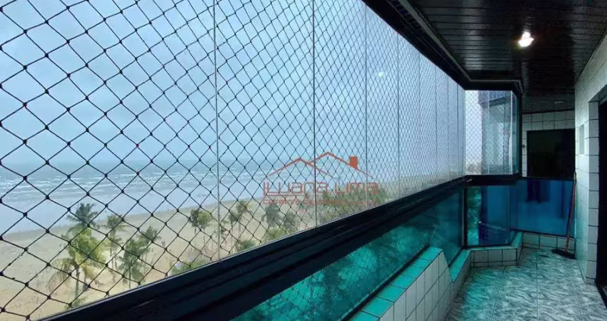 Apartamento com 3 dormitórios à venda, 187 m² por r$ 1.550.000 - canto do forte - praia grande/sp
