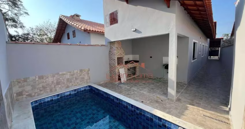 Casa com piscina e 2 dormitórios à venda, 82 m² por r$ 479.900 - jardim santa eugênia - mongaguá/sp